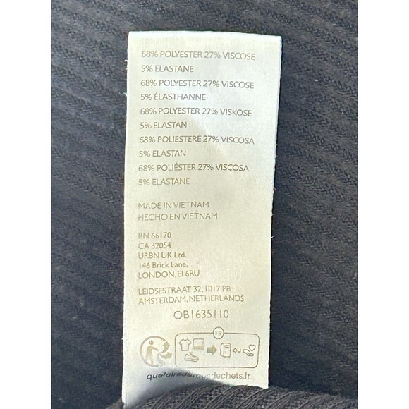 We The Free Womens Medium Long Sleeve TurtleNeck Wrap‎ Black Sweater - Picture 6 of 8